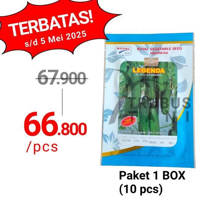 Benih Bibit Timun Hibrida F1 LEGENDA Promo