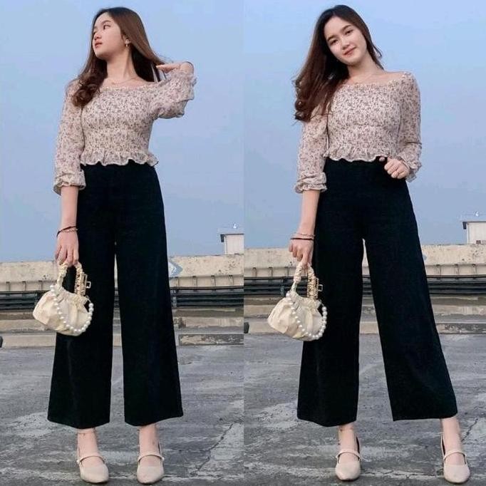 Promo / Terlaris HAIGWAIST KULOT JEANS ABU/LIGHT GREY//CELANA KULOT JEANS HIGWAIST WANITA TERBARU KU