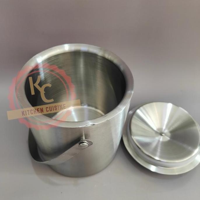 Ice Bucket Stainless Steel 304 Double Wall / Thermos Es / Wadah Es Batu / Tempat Es Batu stainless
