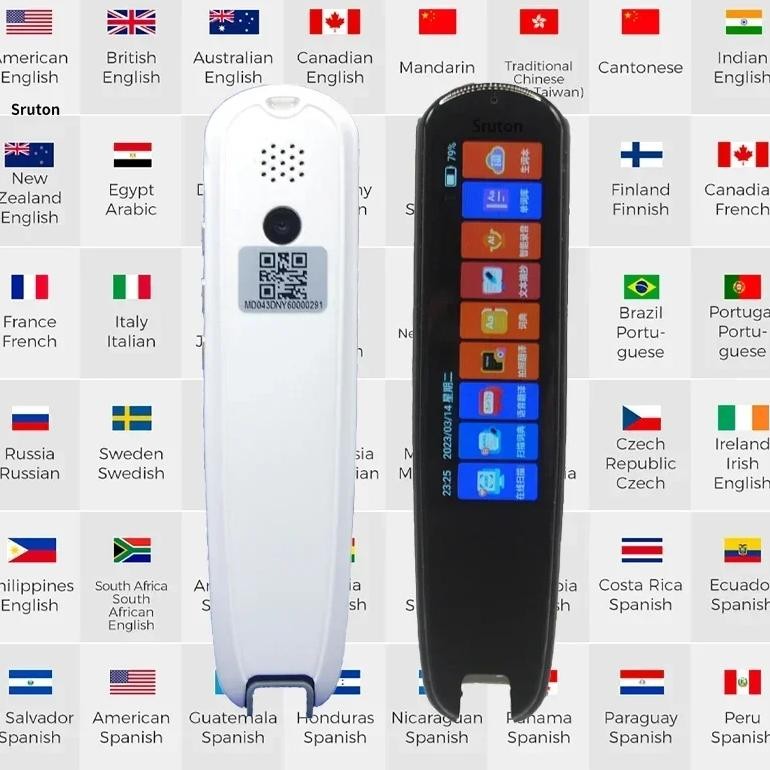 

2025 Smart Voice Translator 134 Languages Offline WIFI Scan Translation Pen Scanning Translation Pen For Business Travel Abroad