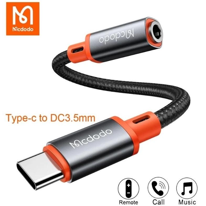 Mcdodo Audio Converter Type C to Jack 3.5mm Earphone Adapter DAC