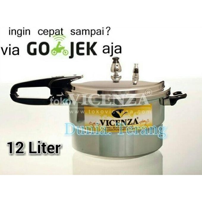 Tersedia panci presto Vicenza 12 Liter / Pressure Cooker Vicenza 12 Liter
