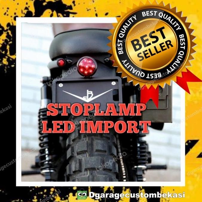 STOPLAMP LAMPU BELAKANG LED Motor Custom Japstyle Caferr W17