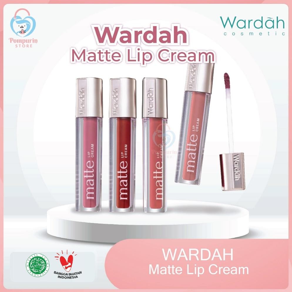 Wardah Matte Lip Cream - Wardah Exclusive Matte Lip Liquid Cream Lip Matte Wardah