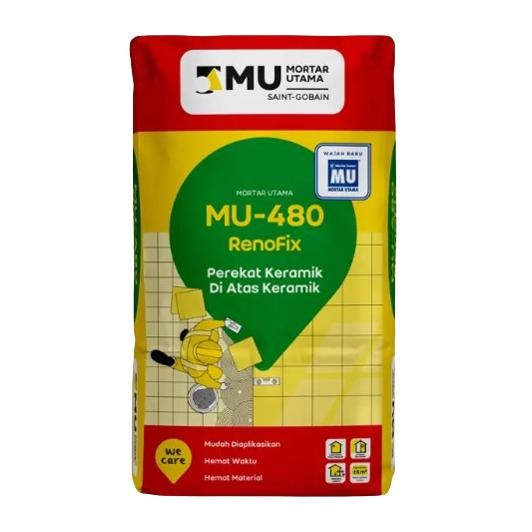 HJK MU 480 Mortar Utama MU 480 Perekat Keramik Diatas Keramik