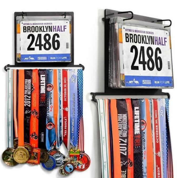 

Gantungan Medali Bib Besi Unik Personal Best Bisa Ditulis / Metal Hanger Medal HM