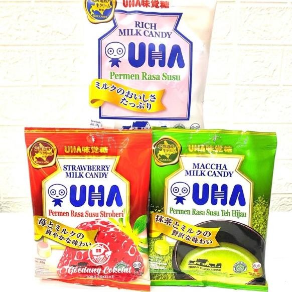 

Permen UHA Rich Strawberry Maccha Milk Candy Rasa Susu Strawberry Matcha Original 42gr 51gr Jepang