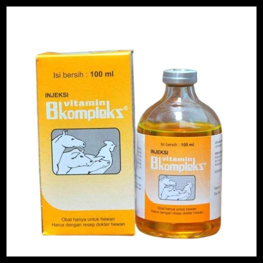 MEDION VITAMIN SUNTIK HEWAN B KOMPLEK INJEKSI KEMASAN 500 ML HEWAN AYAM KUDA SAPI KAMBING