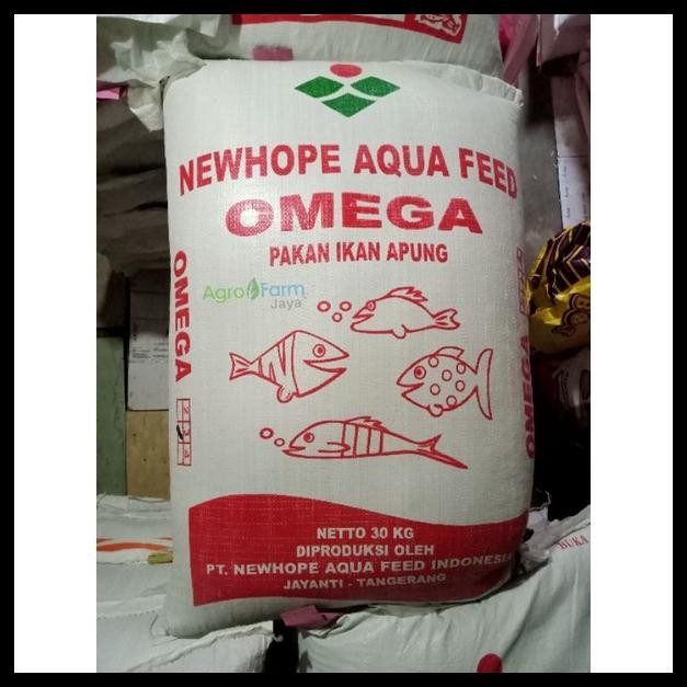 PAKAN IKAN APUNG OMEGA -2 NEWHOPE AQUA FEED INDONESIA REPACK PAKET 10 KG