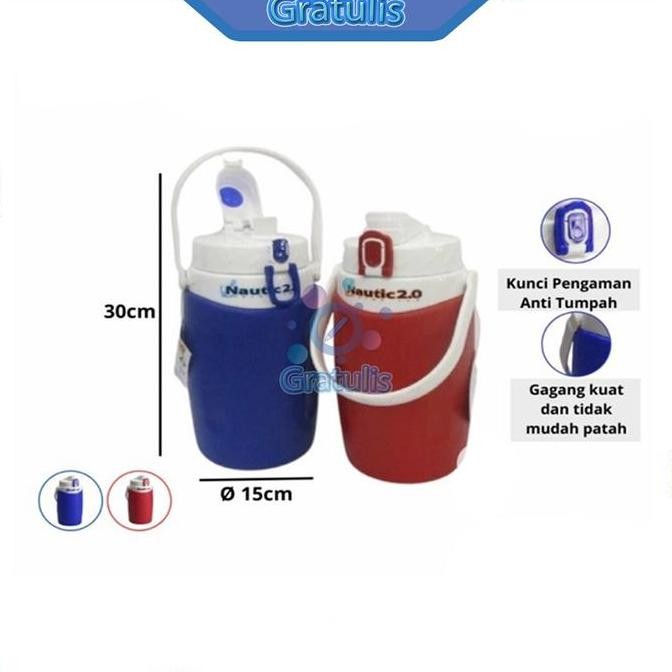 Tersedia TEKO DRINK JAR LION STAR NAUTIC [D-34/2 LITER] / TERMOS AIR MINUM PANAS DINGIN / TEKO PLAST