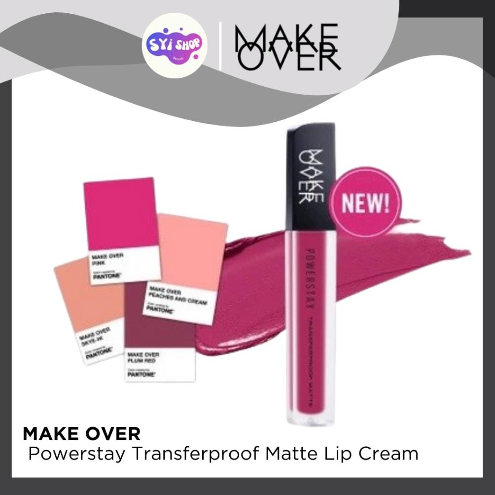 Make Over Powerstay Transferproof Matte Lip Cream  - LIP MATTE - Lipstik -  Lipcream - Tahan Lama