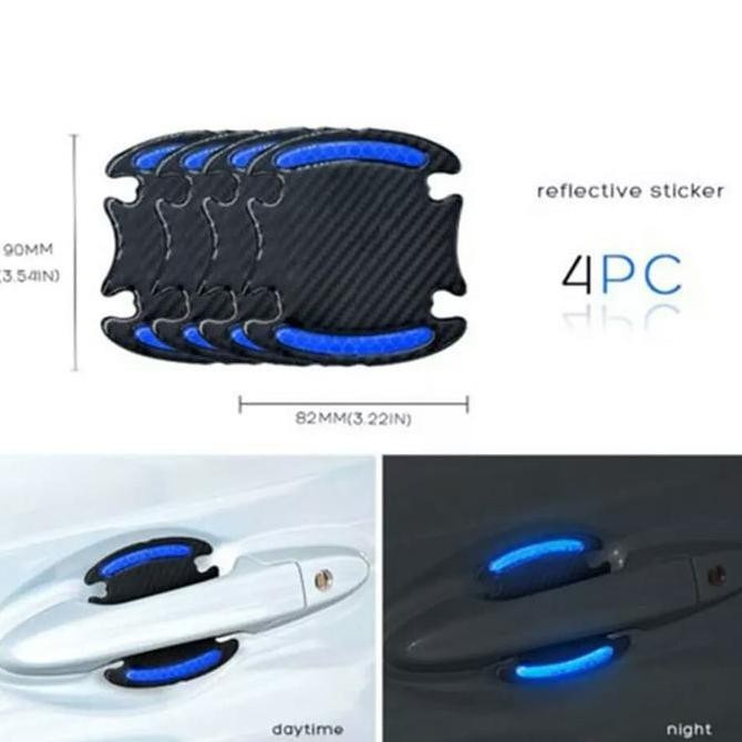 Pelindung Gagang Pintu Mobil Handle Pintu Carbon Kia Picanto Baru