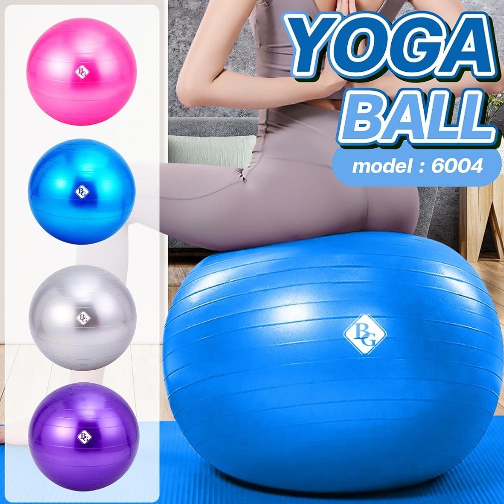Yoga Gym Ball Bola Gym Yoga Alat Olahraga Bola Fitness Blue