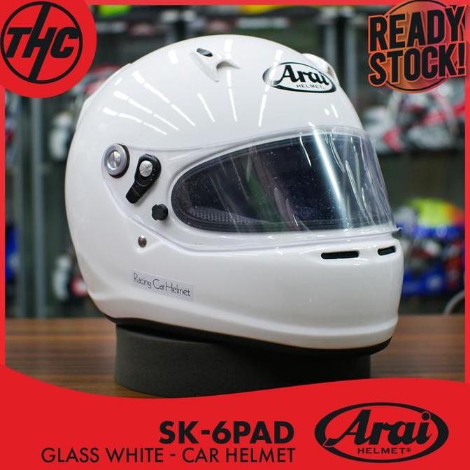 TERLARIS - HELM FULL FACE MOBIL ARA I SK-6PED GLASS WHITE