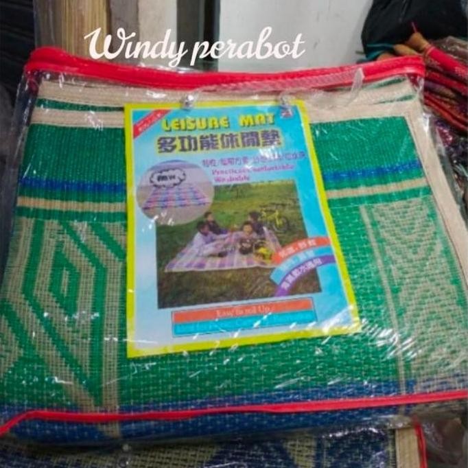Murah Tikar Plastik Lipat Merk Leisure Mat Bahan Plastik Ukuran 200X300 Mete