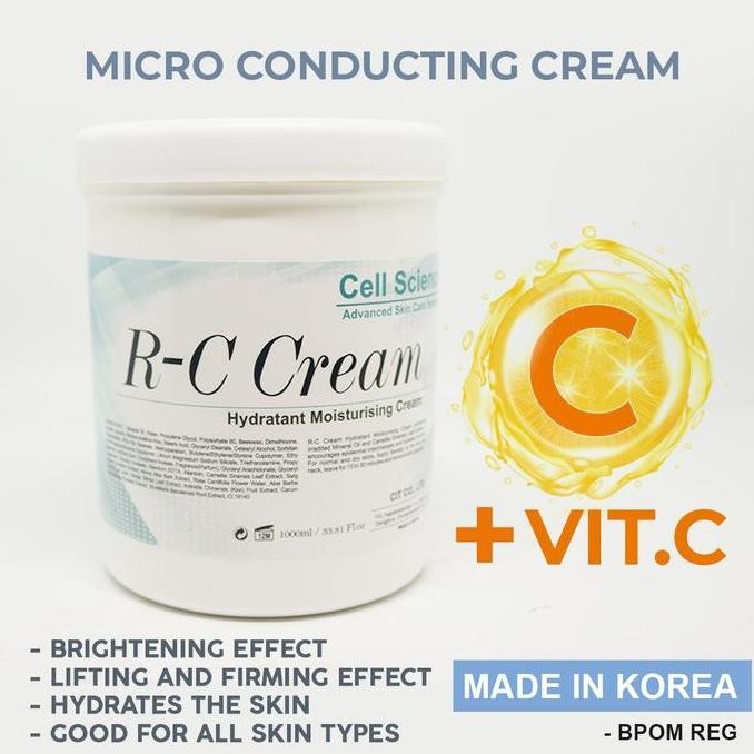 BEBAS ONGKIR - RC Cream RF CELL SCIENCE + VIT.C / Massage Cream Face Body Korea 1kg