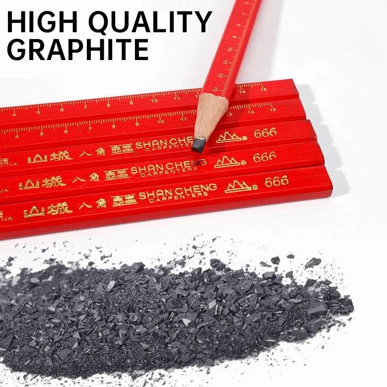 

10Pcs Pencil Set Thick Core Back To School Supplies Professional Carpenters Art Supplies Stationery Items Diy Painting Drawing