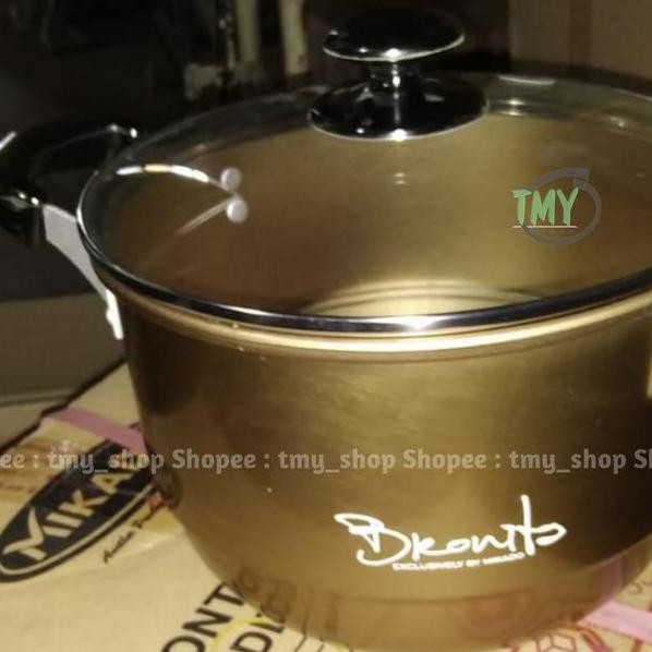 Maspion Dandang Panci Streamer Gold Ukuran 20 Warna Emas Kukusan Kukus