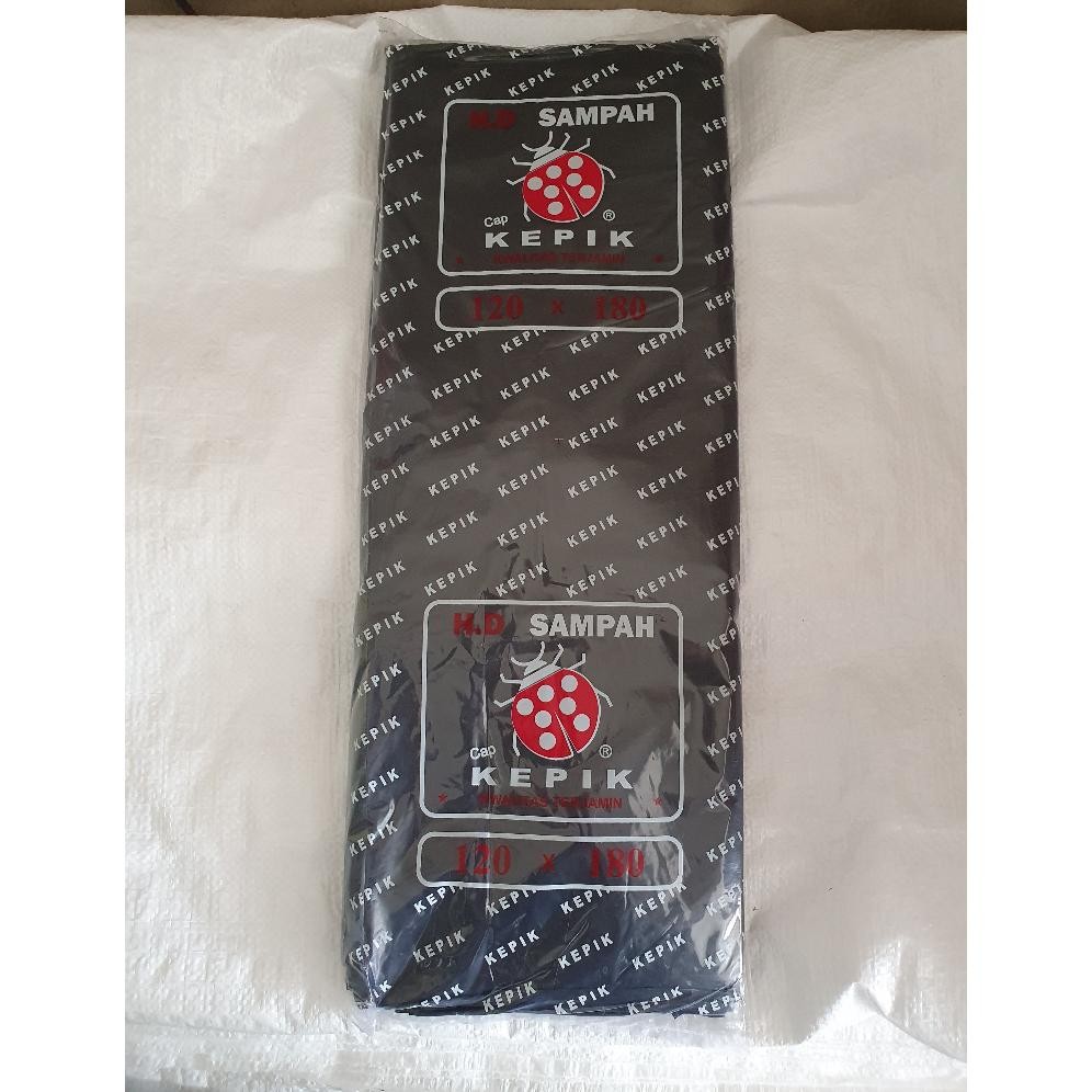 Diskon Plastik Hd Sampah Ukuran 120X180 Hitam Merk Kepik Promo