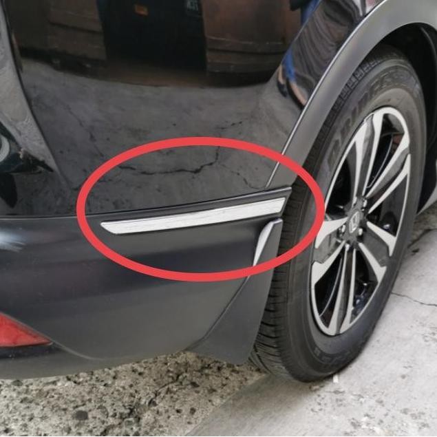 List Bemper Samping Crv Turbo Tahun 2017-2022 Chrome Best Quality