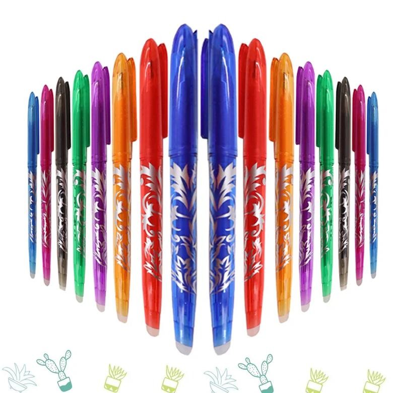 

8/4Pcs Erasable Gel Pen Multi-Color0.5Mm Tip Painting Writing Drawing School Black Blue Red Pink Orange Green Purple Light Blue