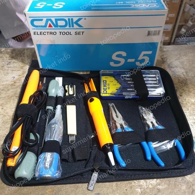 Cadik S5 Electrical Tool Kit Set Elektronik Toolset S-5 Electric Asli