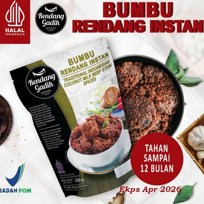 

Bumbu Rendang Gadih Khas Minang Padang Payakumbuh