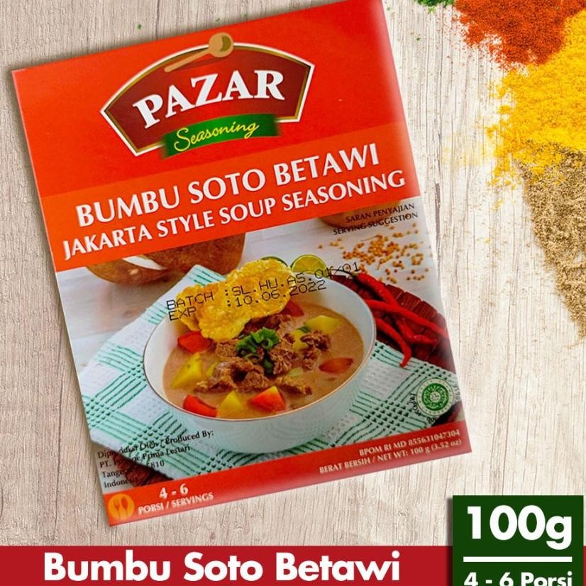 

Pazar Bumbu Soto Betawi Bumbu Masak N Box 100G