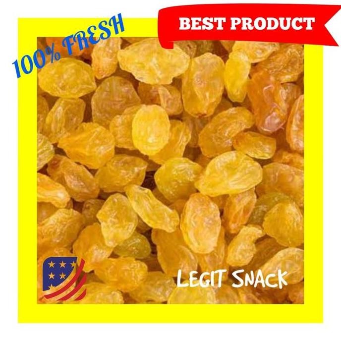 

READY Kismis Jumbo Kuning 500 Gram