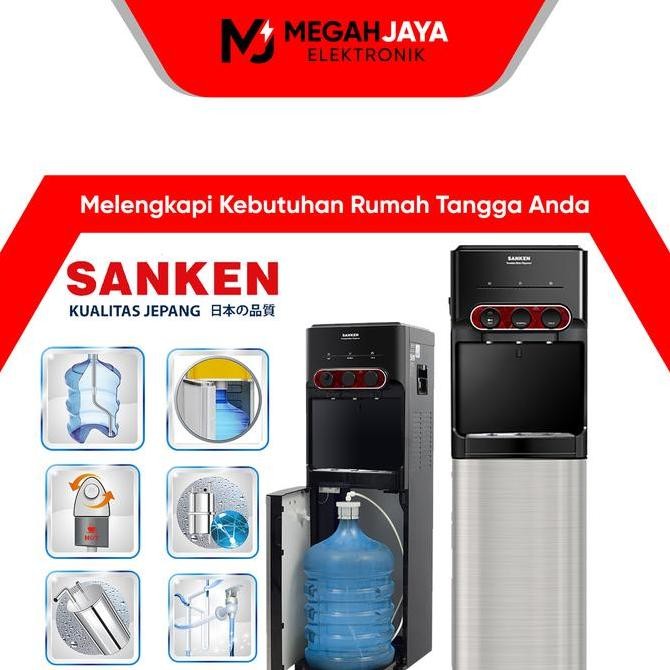 DISPENSER SANKEN GALON BAWAH HWD-C535IC (NORMAL, COLD AND HOT)