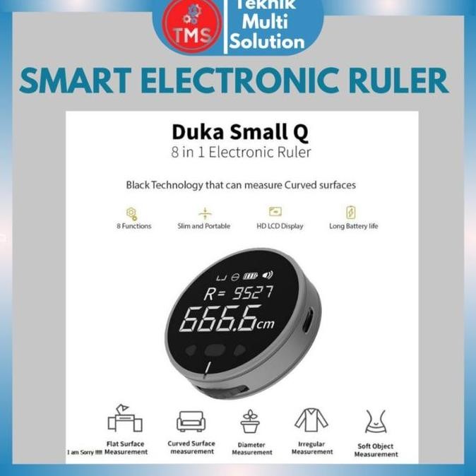 

Meteran Bulat Elektronik Digital Duka Small Q Penggaris Elektrik 8 In 1 Smart Electronic Ruler