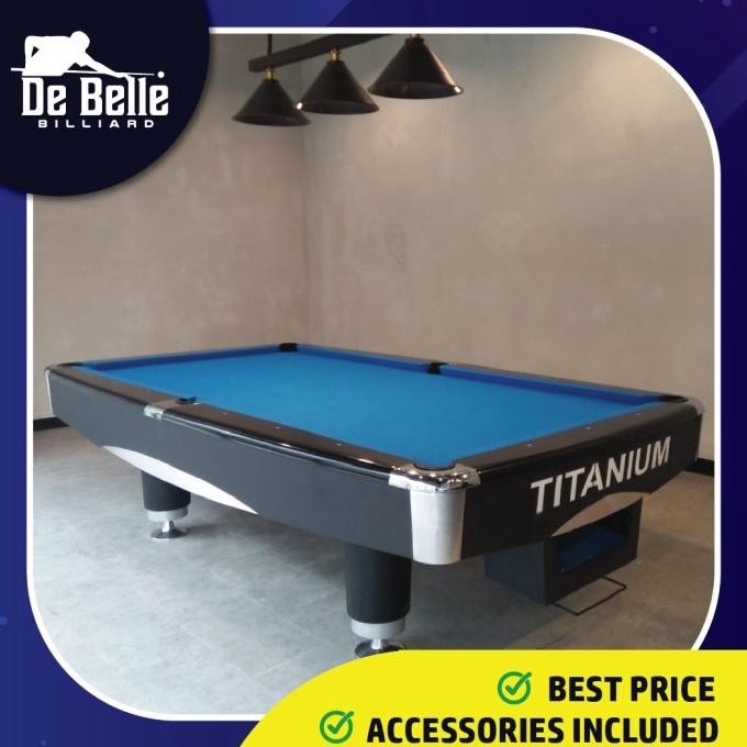 Meja Billiard Titanium Oval 9 Feet