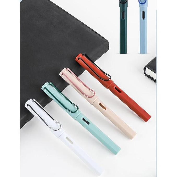 

Fountain Pen/0.38mm/0.5mm fountain pen/pulpen/ink Pen for student Use/pulpen refillable for student Use Tidak ada tinta di pena -Ms.Pepeleria