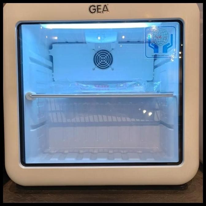 Gea Kulkas Showcase Mini Putih Expo 50 Cvd / 50Cvd Expo50 Expo50Cvd 45 Liter Expo 90 Cvd 90Cvd Expo9