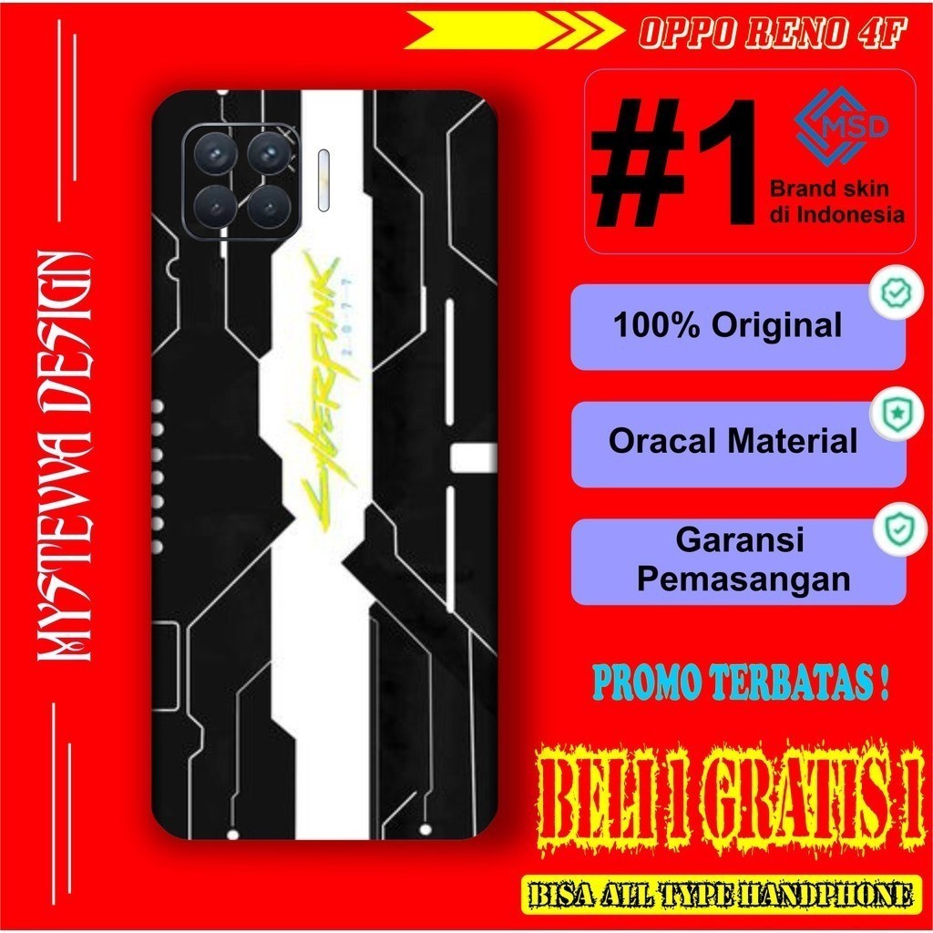 

Terlaris Presisi Oppo Reno Casing/Stiker Panel Vynil Bisa Custom Dan COD