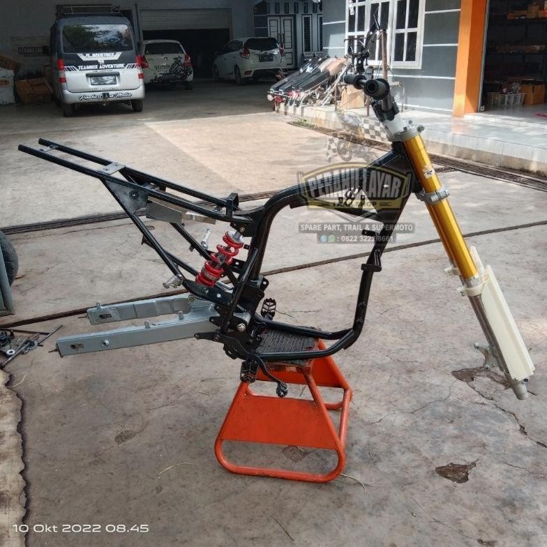 frame body rangka kerangka crf paket hemat ++ siap rakit PNP MESIN : TIGER, MP mono, mp Primus, VERZ