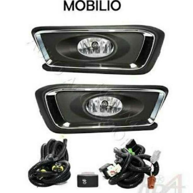 Foglamp Fog lamp Honda Mobilio / Lampu Kabut Mobilio Komplit 2014 - 2018 Kualitas Original