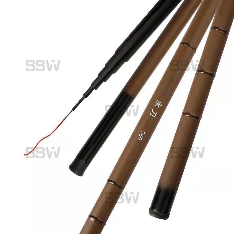 Nikmati [Rintisanlaut] Joran Pancing 3.6M/5.4M Tegek Ringan Kuat Joran Pancing Tegek Carbon Super Ri