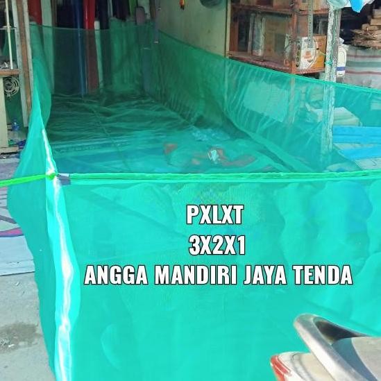 

Terlaris Jaring Keramba Ikan Hapa Murah P X L X T ( 3X2X1) Jaring Kasa Hijau
