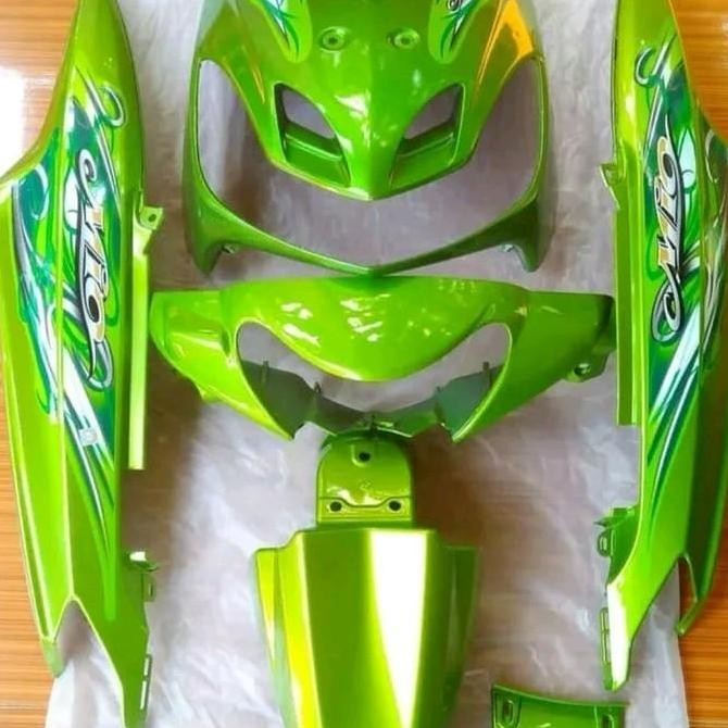 Full body halus yamaha Mio smile+stiker hijau Motorcycle Kualitas Original