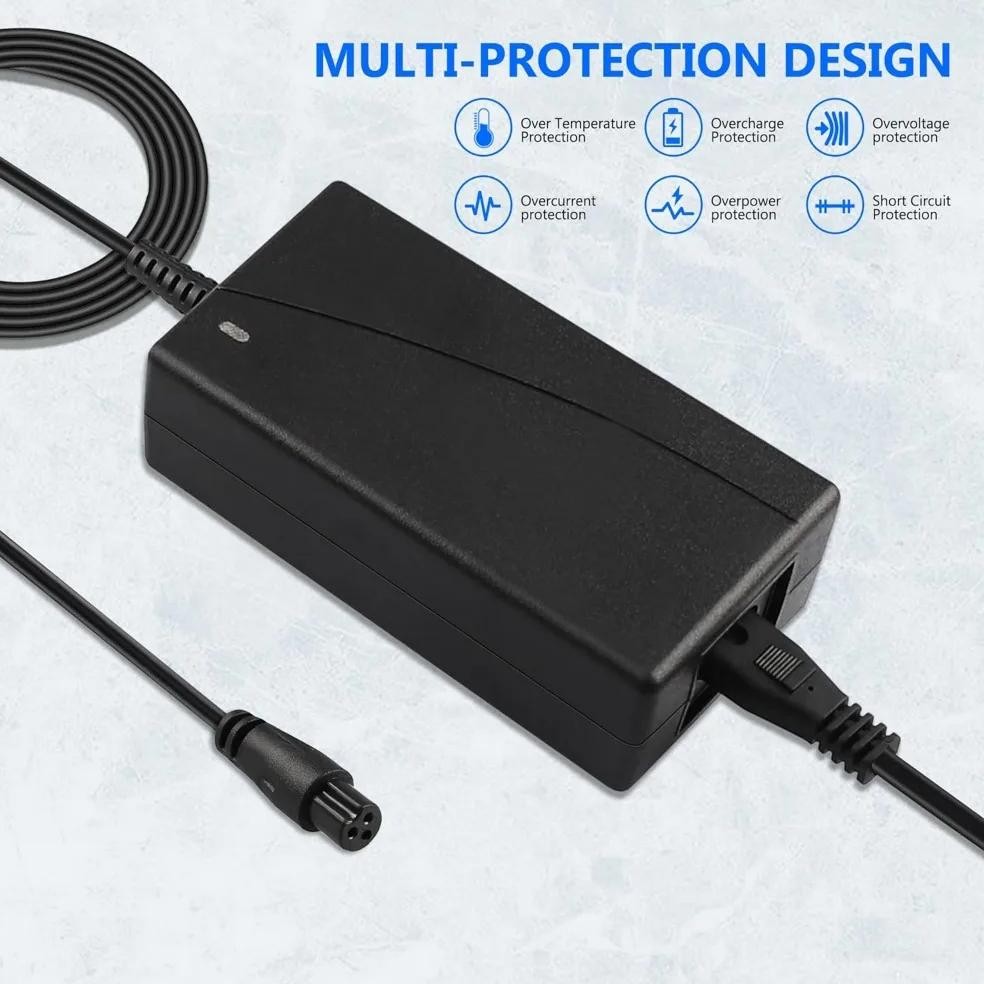 New 42V 2A Universal Lithium Battery Charger For 36V Hoverboard Self-Balancing Scooter 100-240V AC P