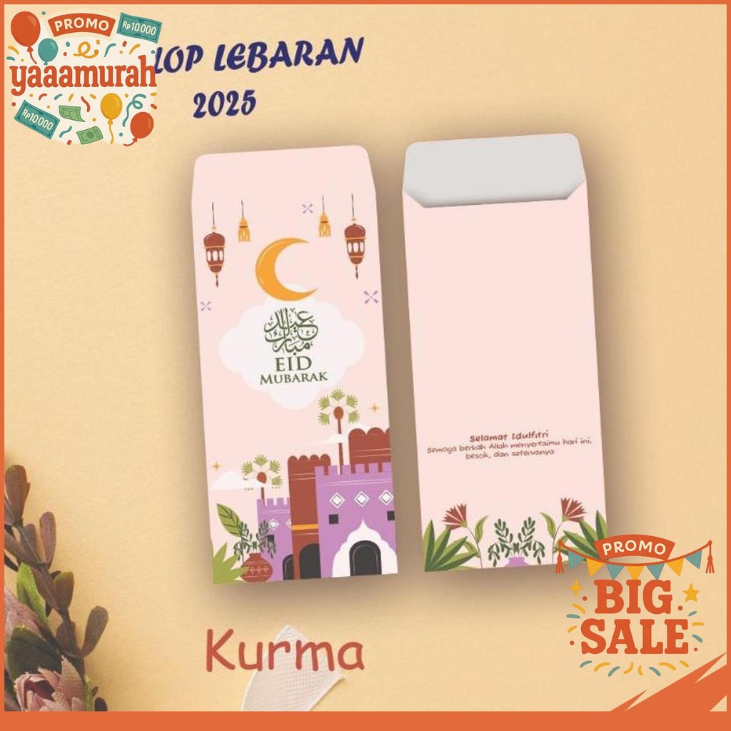 

(10PCS) AMPLOP LEBARAN 2025/ANGPAO LEBARAN 2025/AMPLOP IDUL FITRI