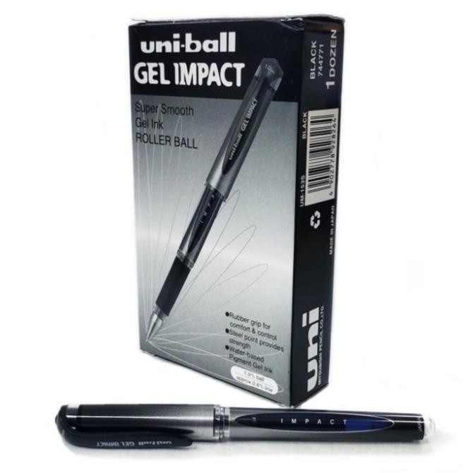 

pulpen uniball gel impact 1.0/ ballpoint uniball gel impact UM-153S Kualitas Original