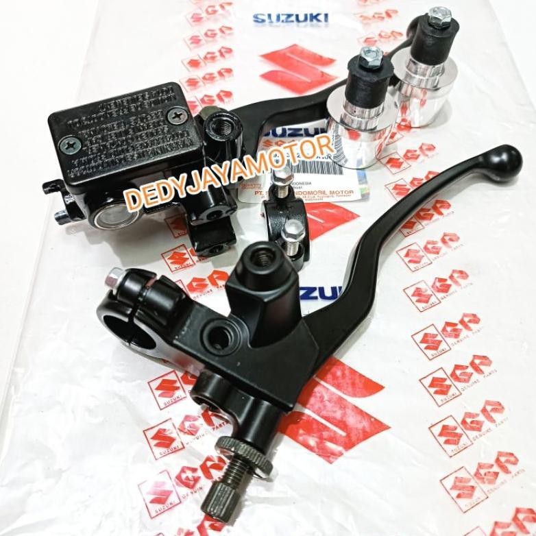 Master Rem Atas Assy Satria 2Tak Sepaket + Dudukan Spion Kiri + Handle Kopling + Jalu Stang + Stelan