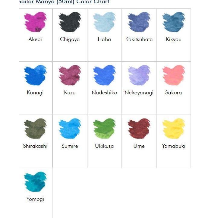 

Sailor Manyo Ink (50ml) Kualitas Original