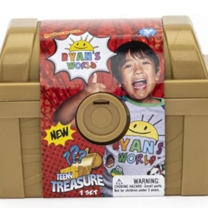 Ryan's World Teeny Treasure Chest Toy Original Kualitas Original