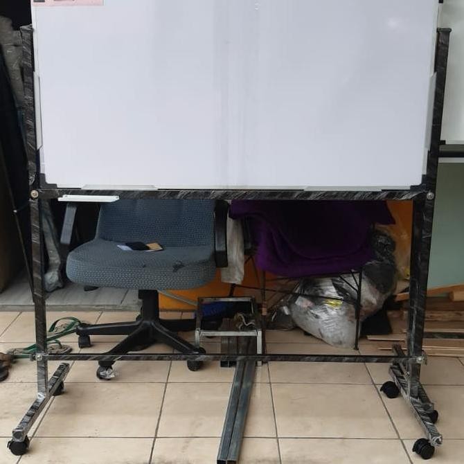 

whiteboard standing magnetik 90x120cm Kualitas Original