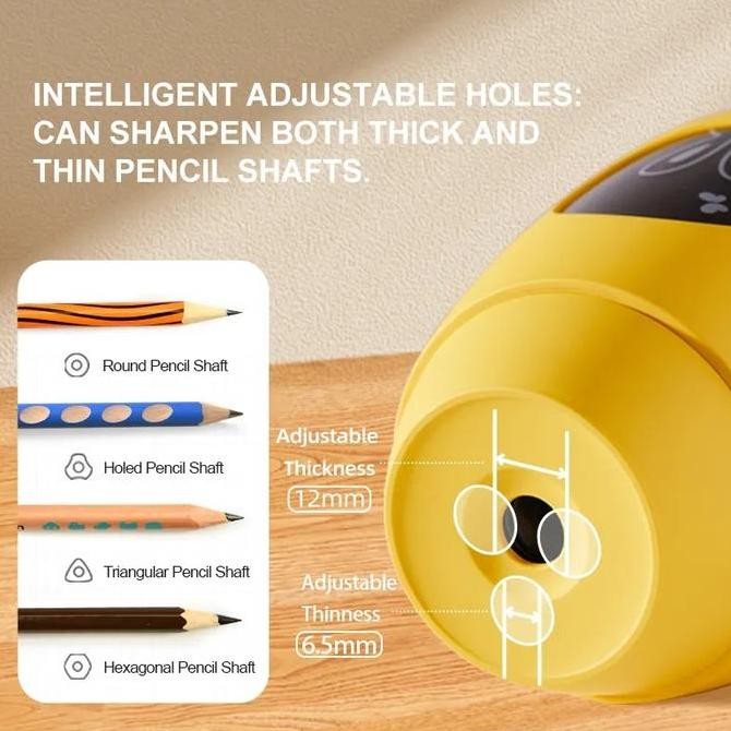 

Mideer Automatic Pencil Sharpener Nature Theme Mainan Edukasi Anak Kualitas Original