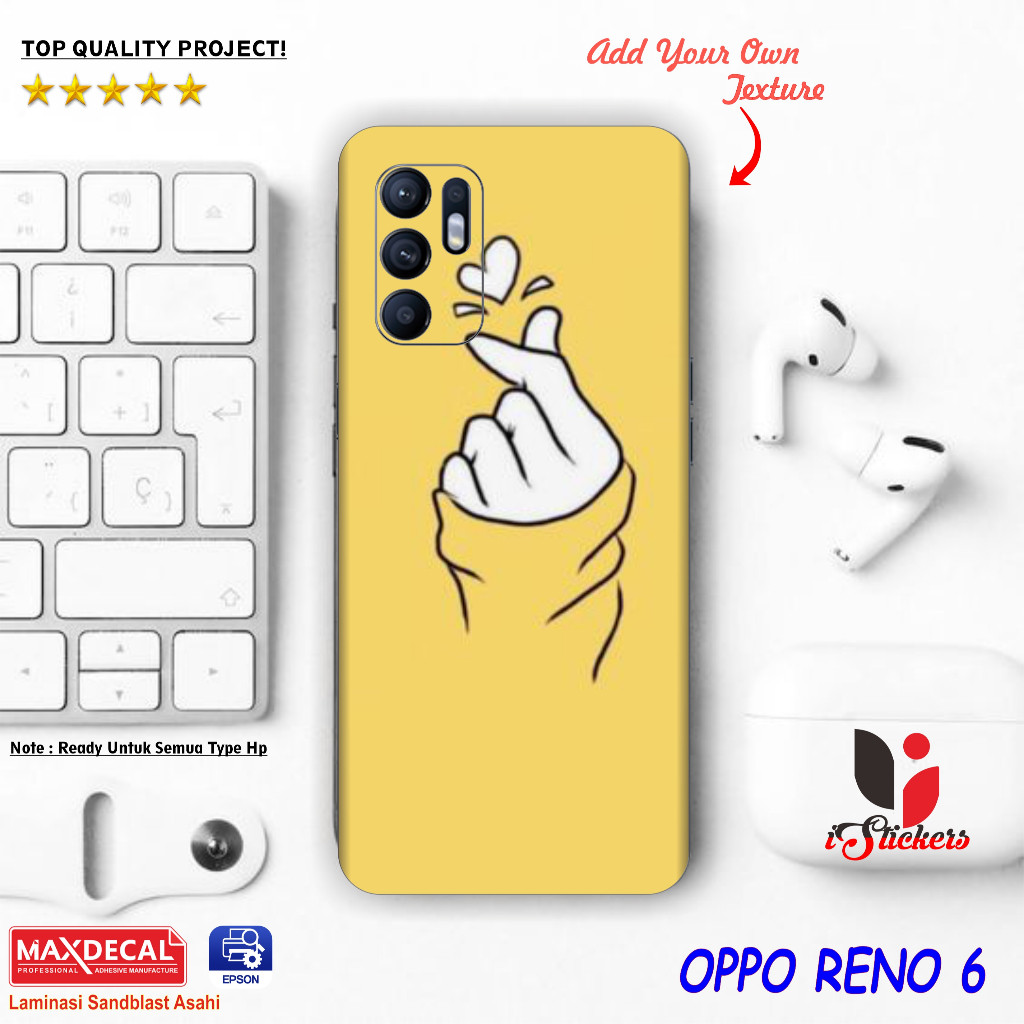 

Terlaris Presisi Oppo Reno Casing/Stiker Panel Vynil Bisa Custom Dan COD
