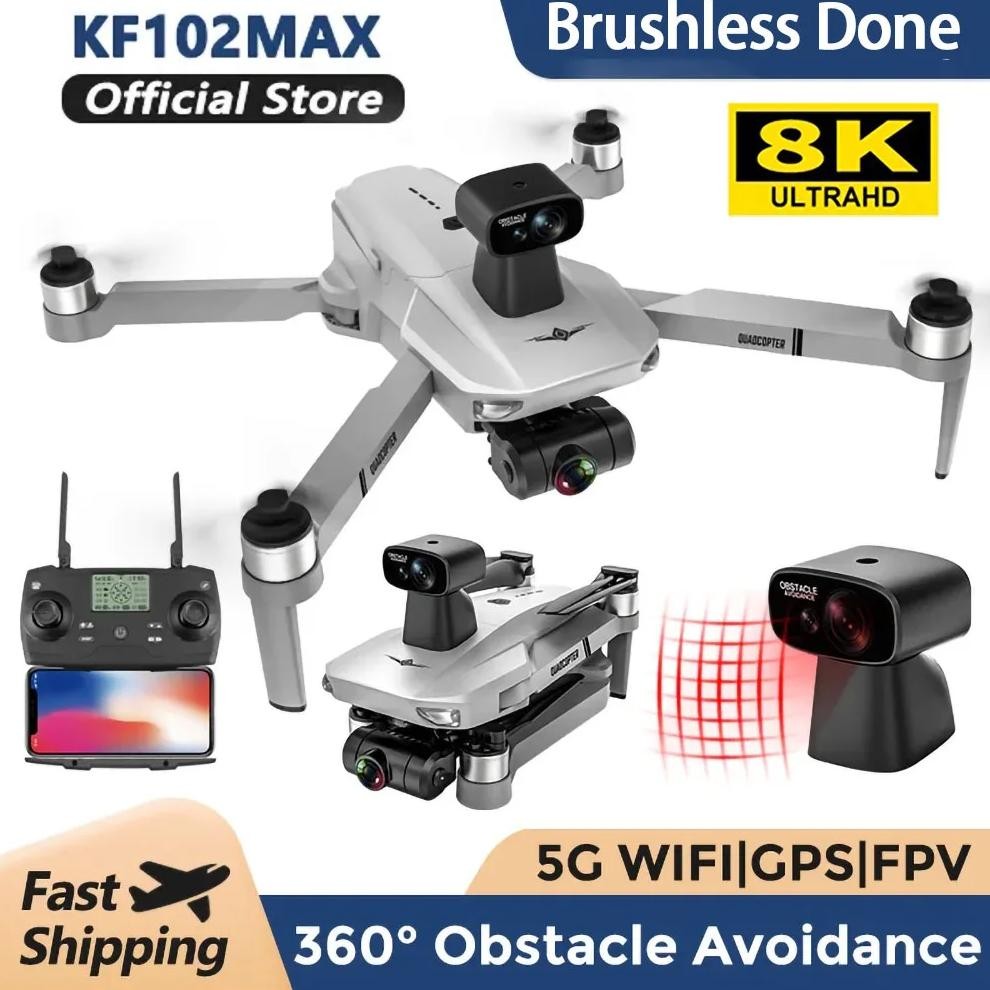 New Kf102 Professional Drone Dual Camera Brushless Drone 8K Wide Angle Shooting Drone 5G Positioning